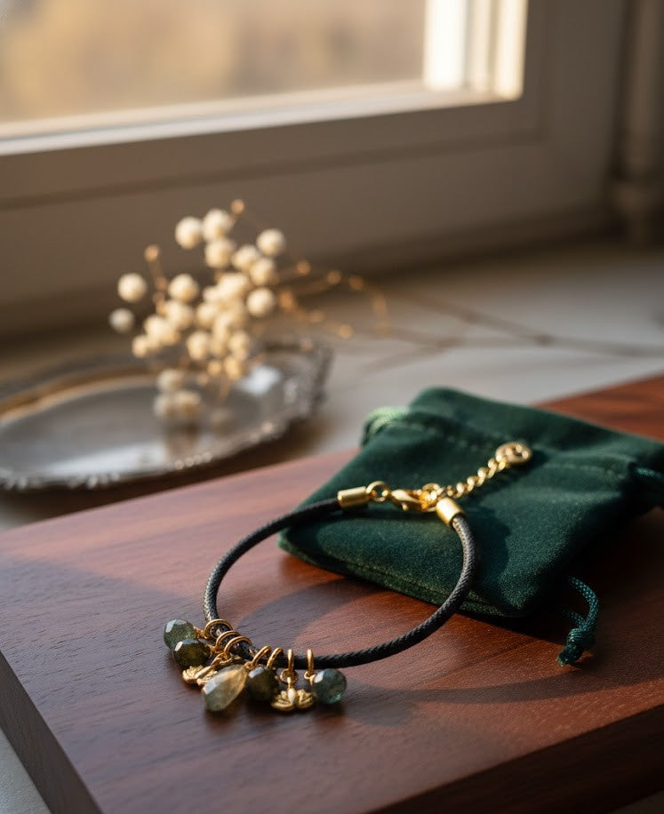 Love bracelet Radiant Harmony in Citrine and Tourmaline