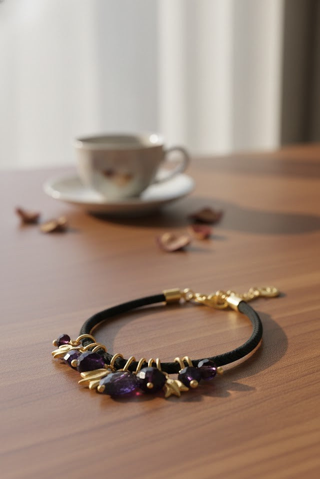 Love bracelet Amethyst Elegance  22mm