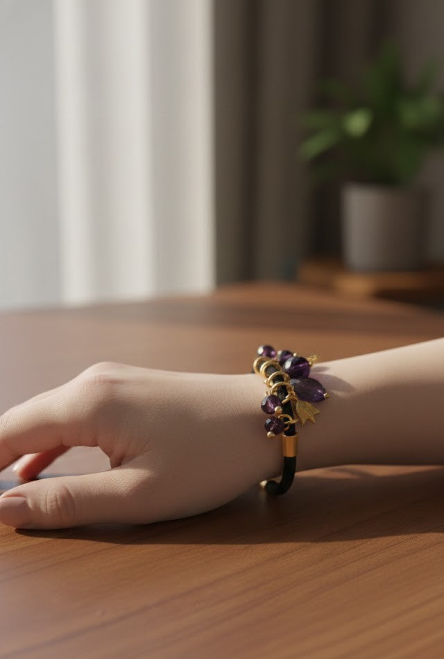 Love bracelet Amethyst Elegance  22mm