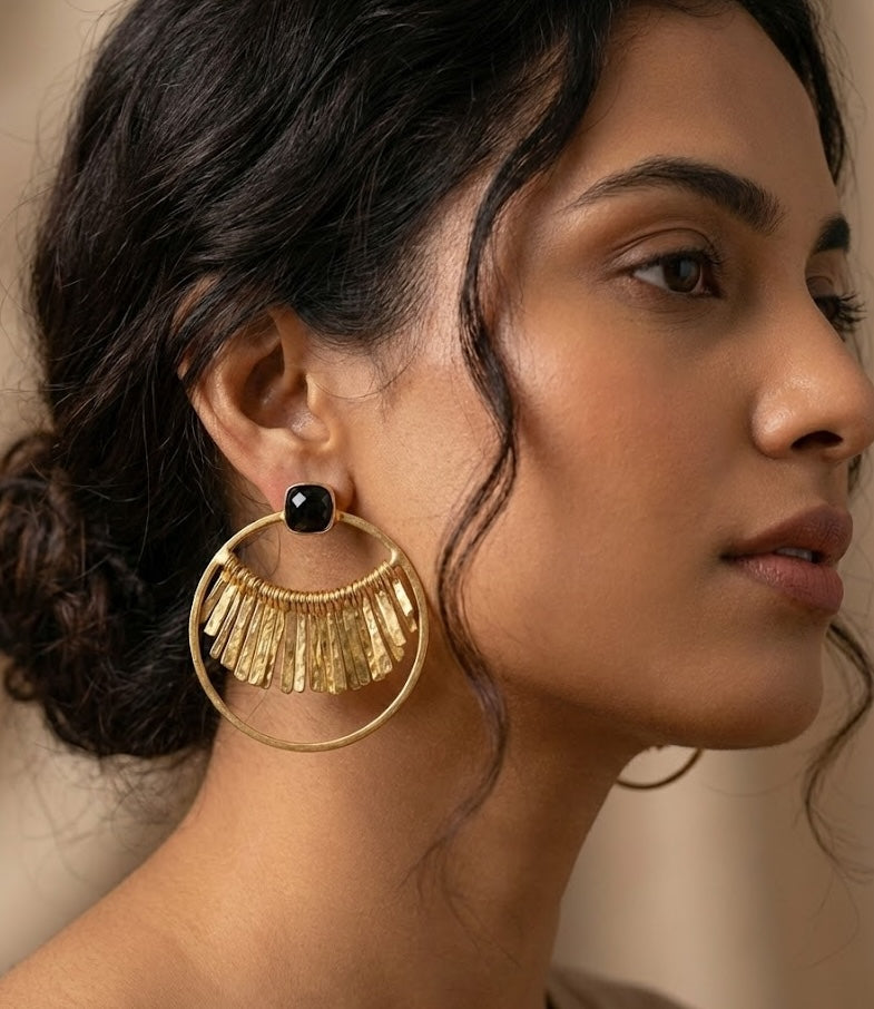 Fringe Oversized Studs