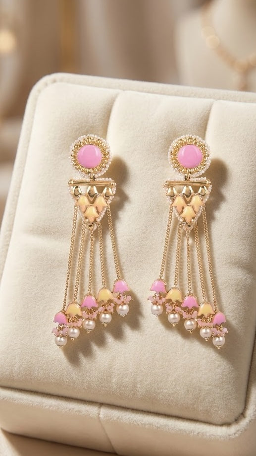 Artisan Jannat Earrings – Handmade with Premium 22K Gold Details
