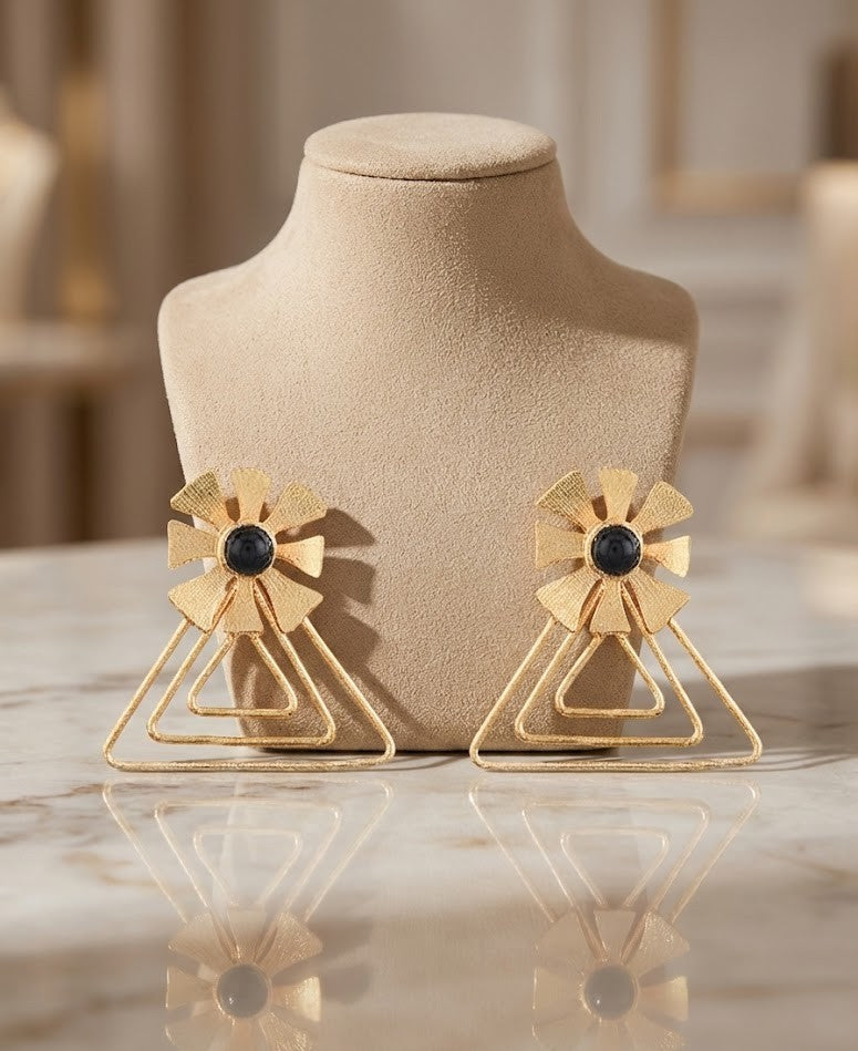 Everyday Lightweight Earrings – 18K Gold-Plated, Handcrafted Charm