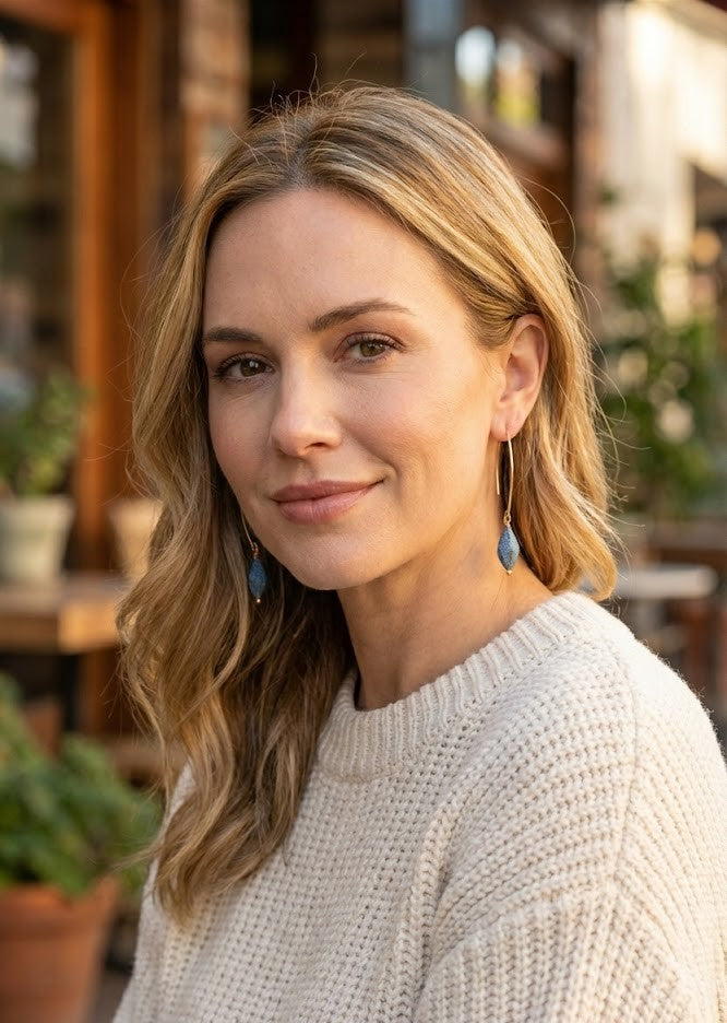 Handmade Gold-Plated Bracelet with Natural Stones – Crafted for Everyday Elegance