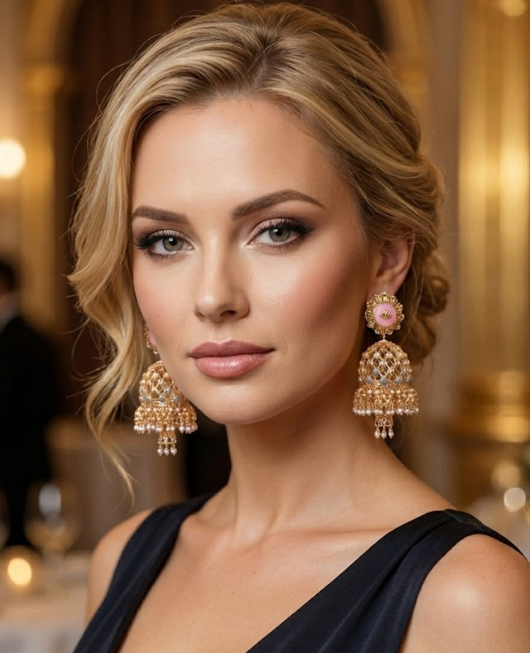 Artisan Jannat Earrings – Crafted with a Premium 22K Gold-Plated Finish