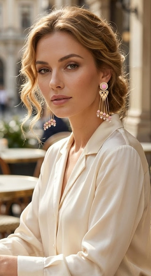 Artisan Jannat Earrings – Handmade with Premium 22K Gold Details