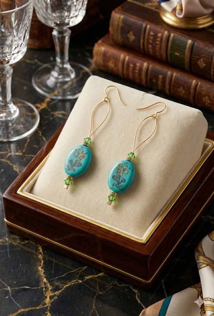 Everyday 18K Gold-Plated Metal Blast Earrings 83mm x 19mm – Lightweight