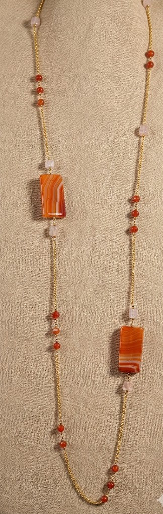 Eternal Flame Long Chain Necklace