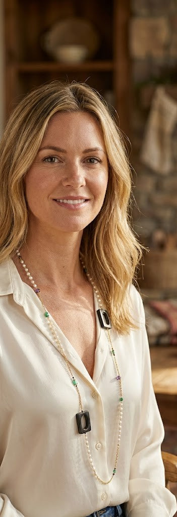 Mystic Pearl Fusion Long Chain Necklace