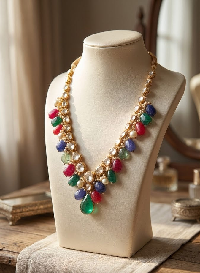 Nizam Necklace 22K Gold-Plated