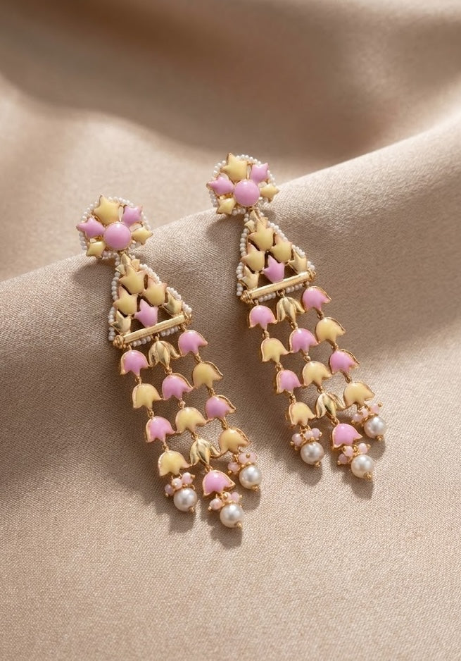 Handcrafted Jannat Earrings – Featuring a Stunning 22K Gold Plate