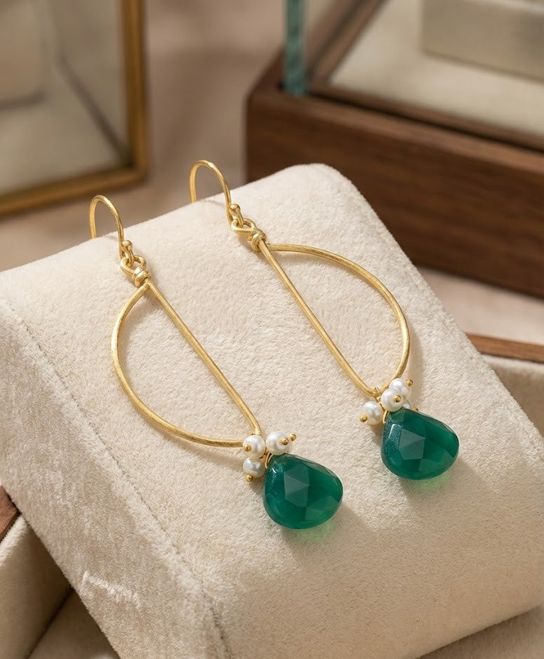 Metal Blast Everyday Earrings – Lightweight 18K Gold-Plated Design