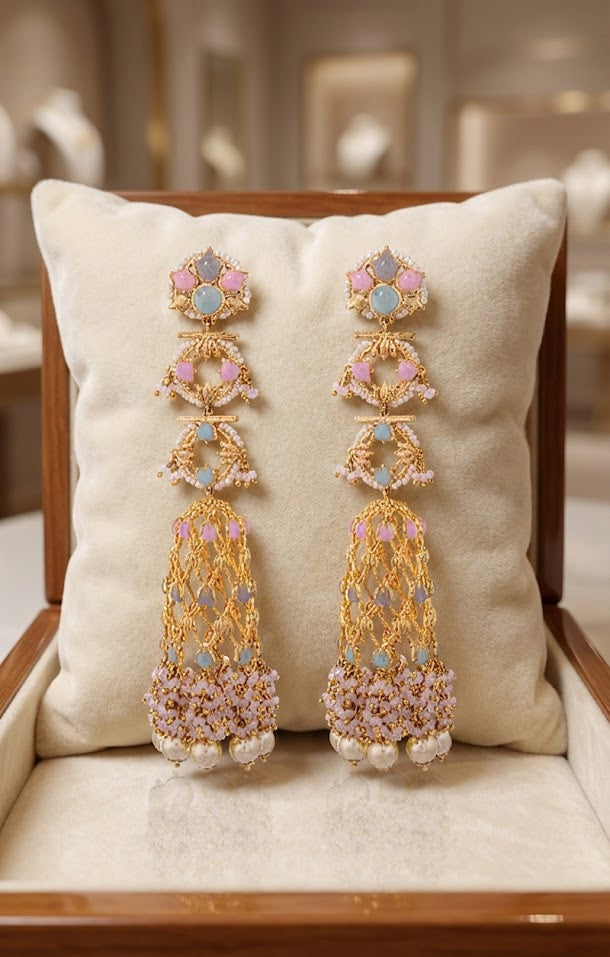 Exclusive JJ's Jannat Jhumka's – Handmade Design with 22K Gold Plating