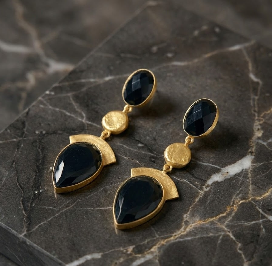 Metal Blast Everyday Earring – Lightweight 18K Gold-Plated Elegance