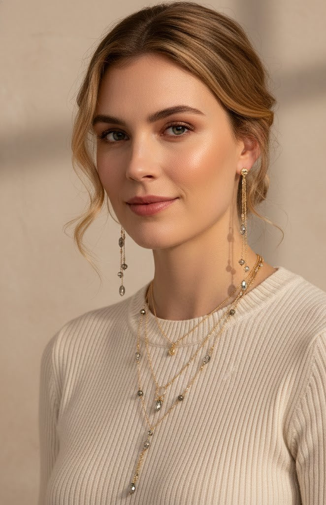 Fine One Necklace: Adjustable Necklace for Versatile Style