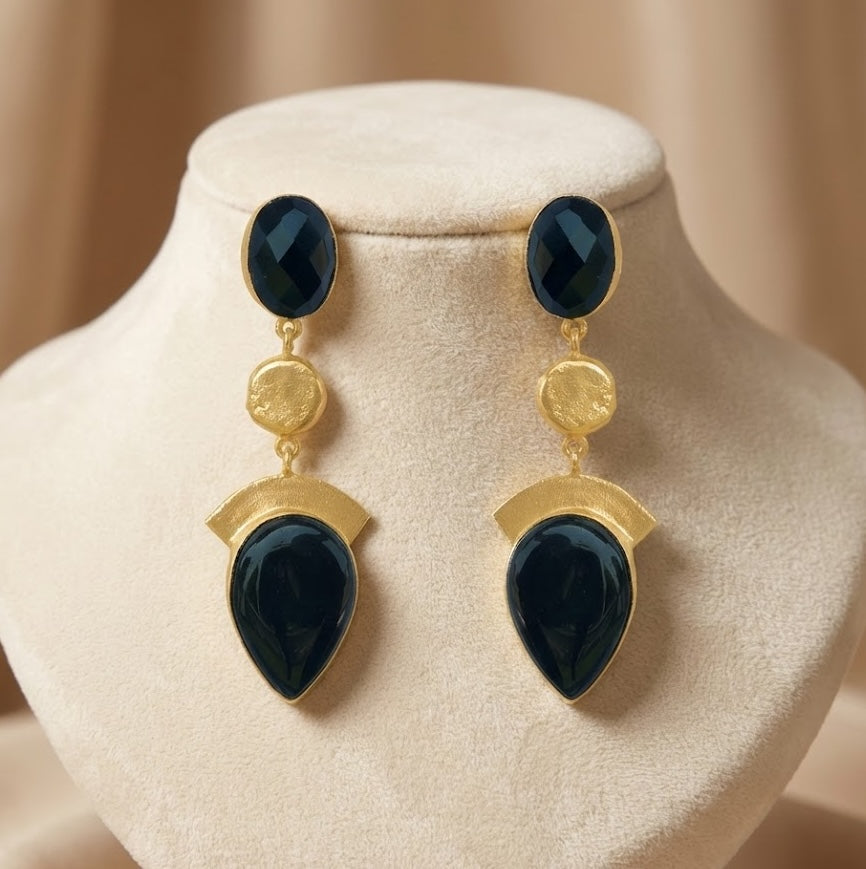 Metal Blast Everyday Earring – Lightweight 18K Gold-Plated Elegance