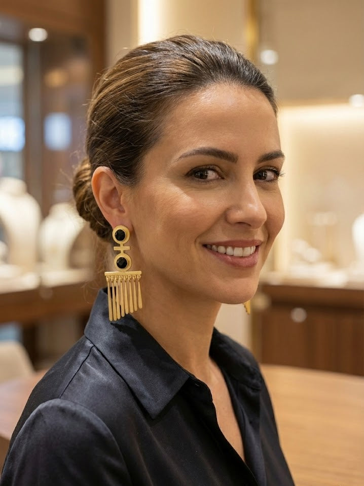 Totem Fringe Earring