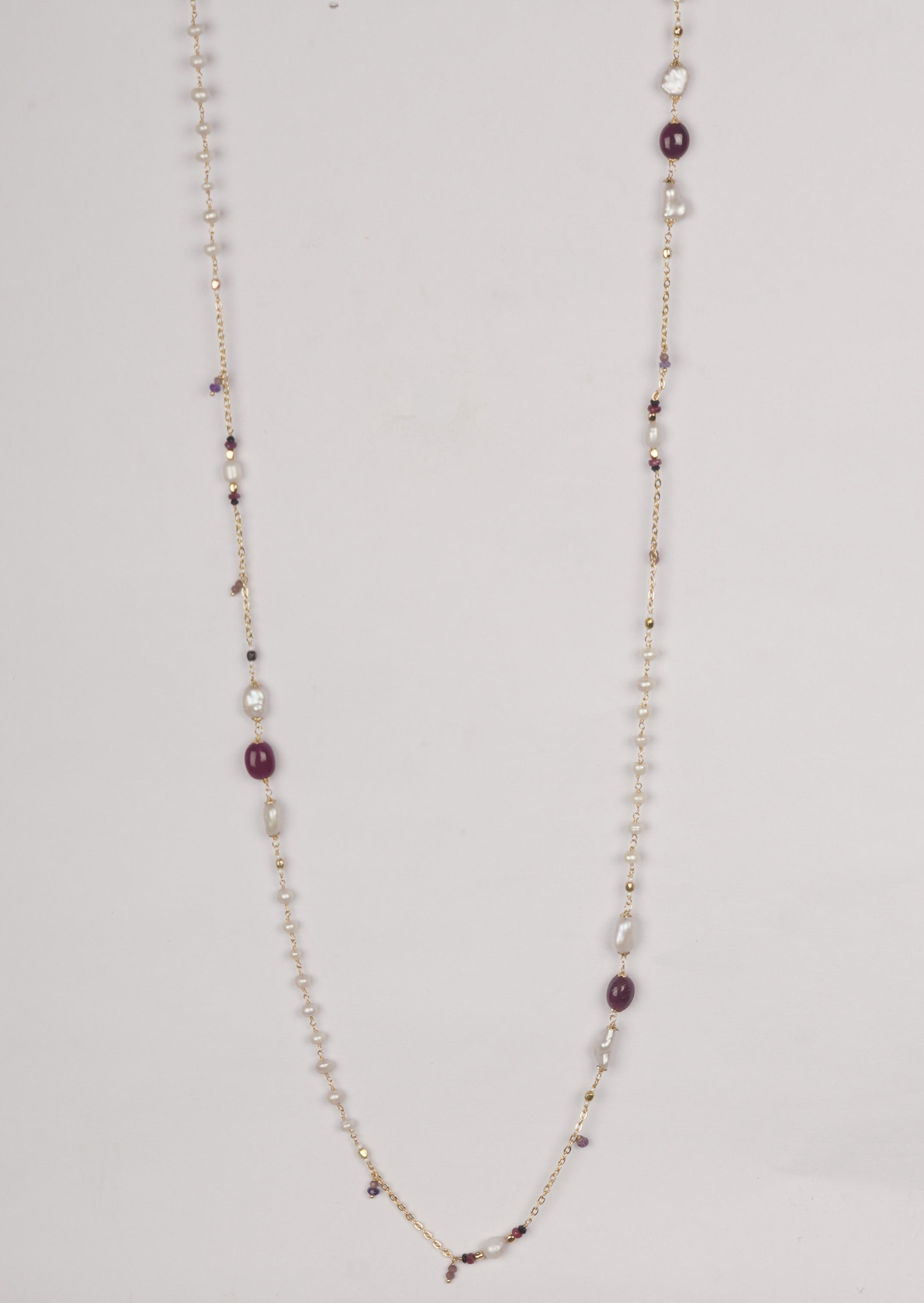 Eternal Elegance Trio Long Chain Necklace