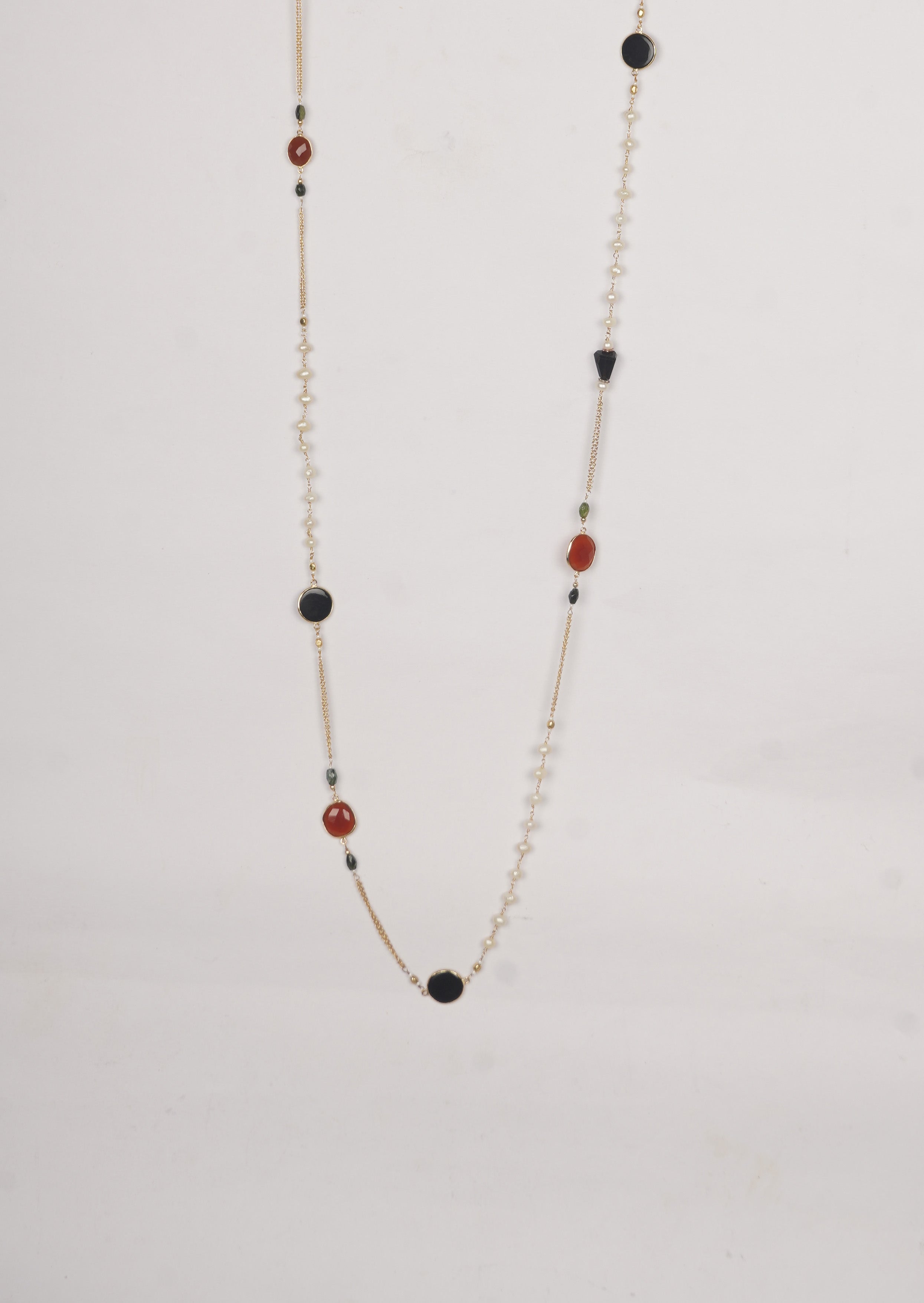 Eternal Elegance Trio Long Chain Necklace