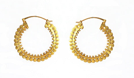 Maiden dot hoops