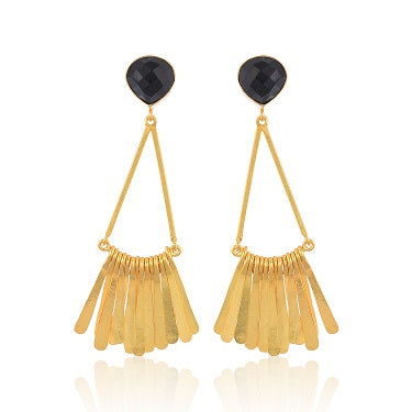 Cairo fringe earrings