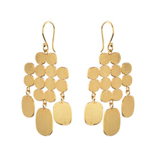 Load image into Gallery viewer, Flat Gold Earrings
