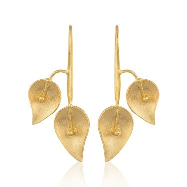 Bi-leaf earrings