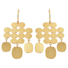 Load image into Gallery viewer, Flat Gold Earrings
