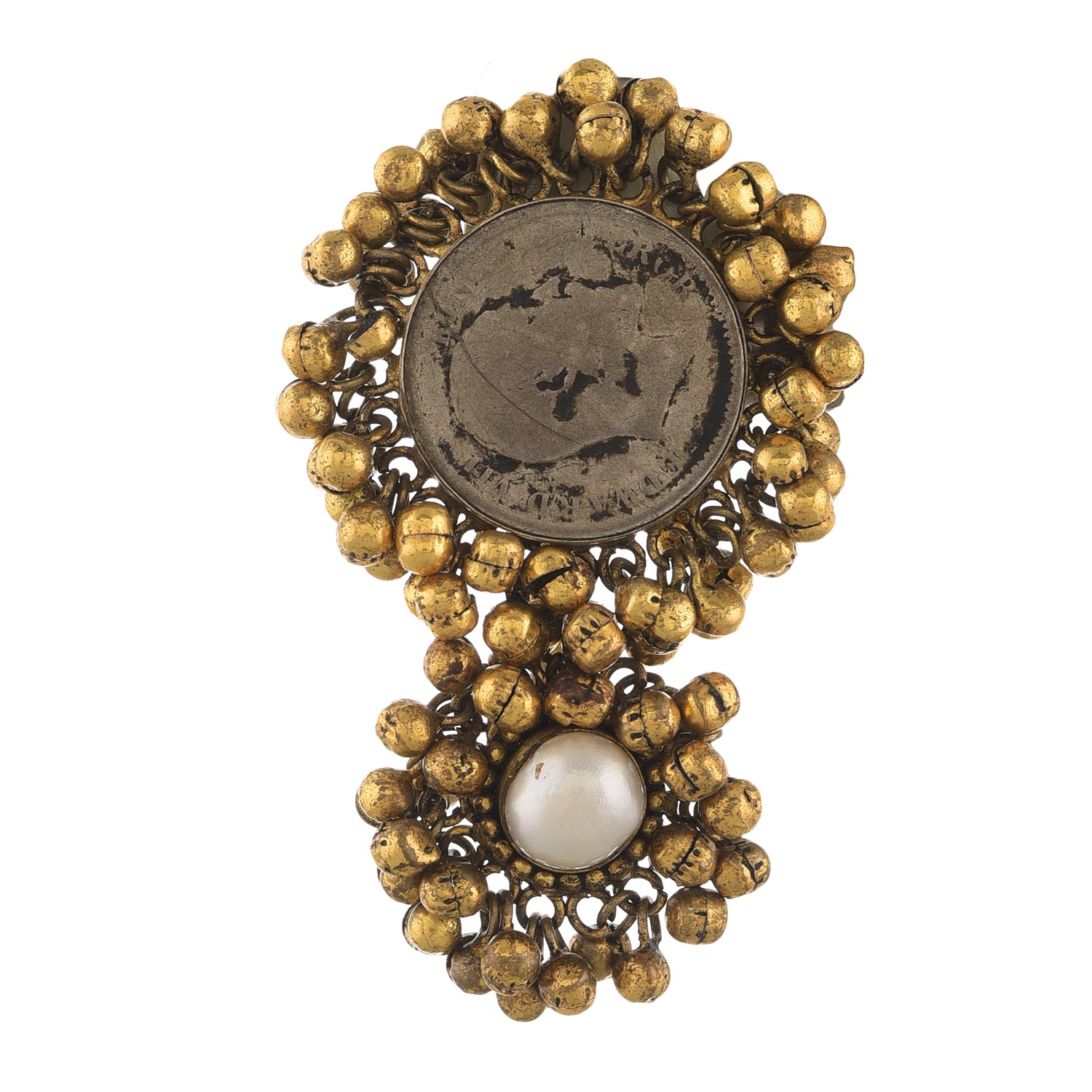 Mitti of kutch pearl twin ring