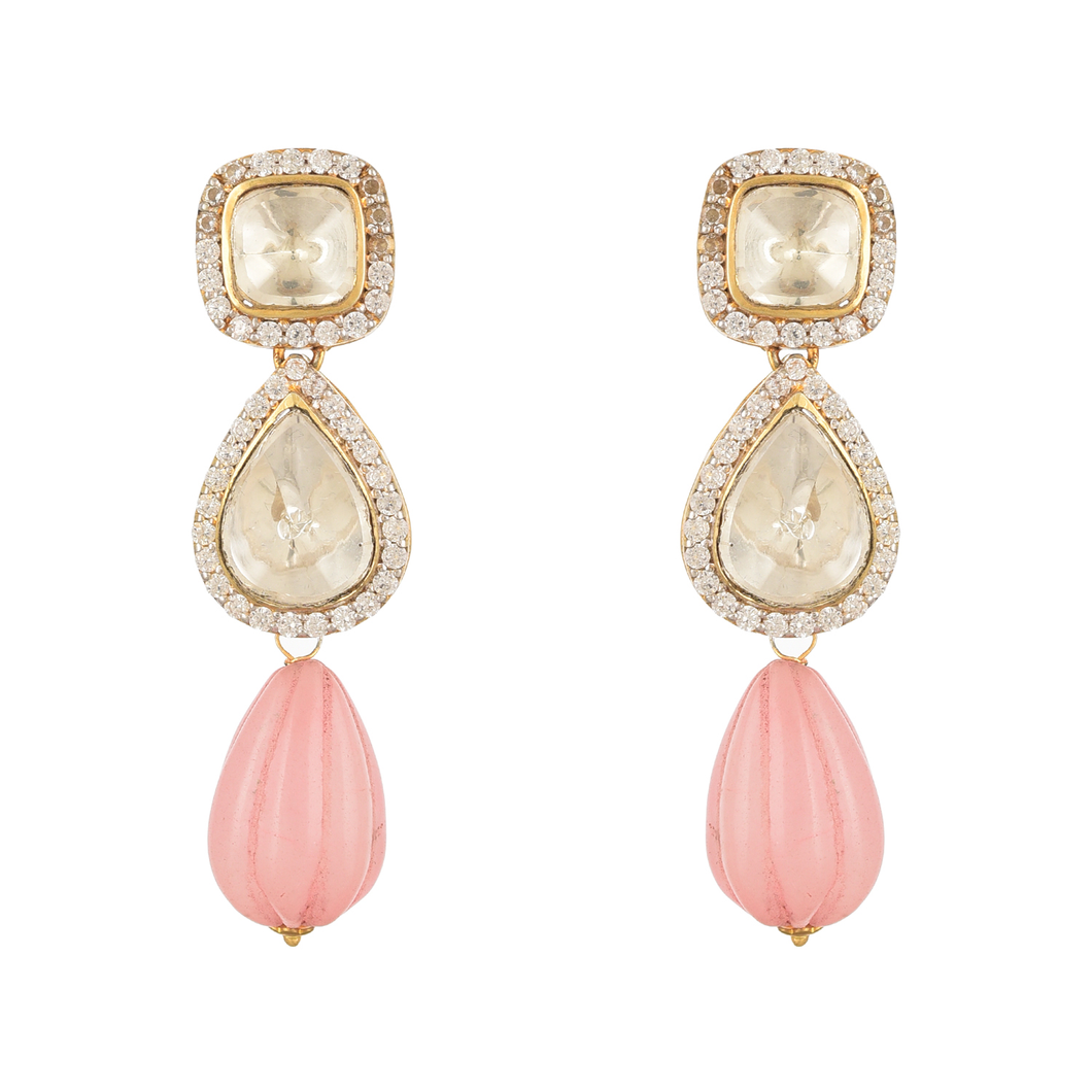 Nizam rose necklace set