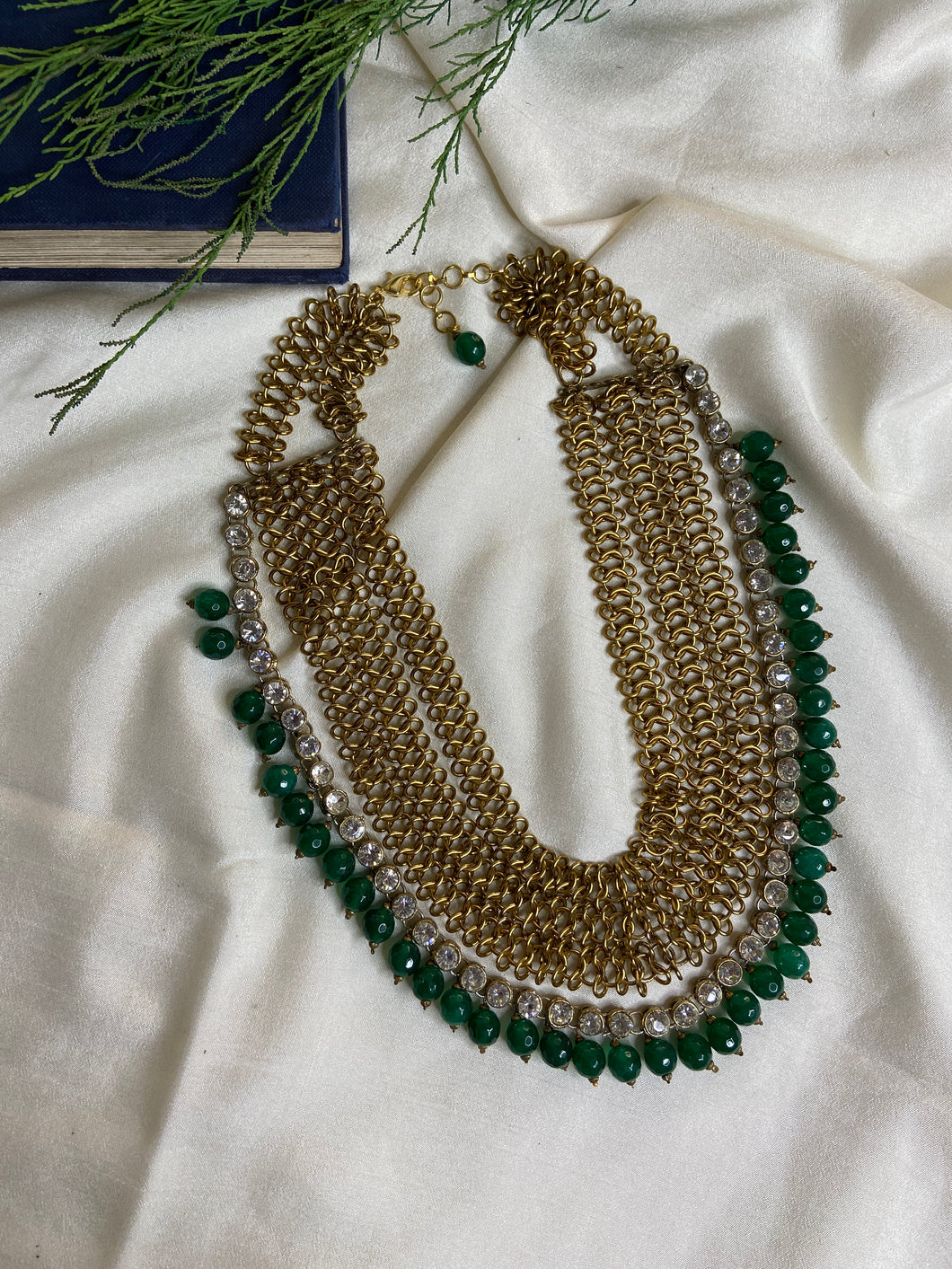 Janzeer Jade Green Necklace