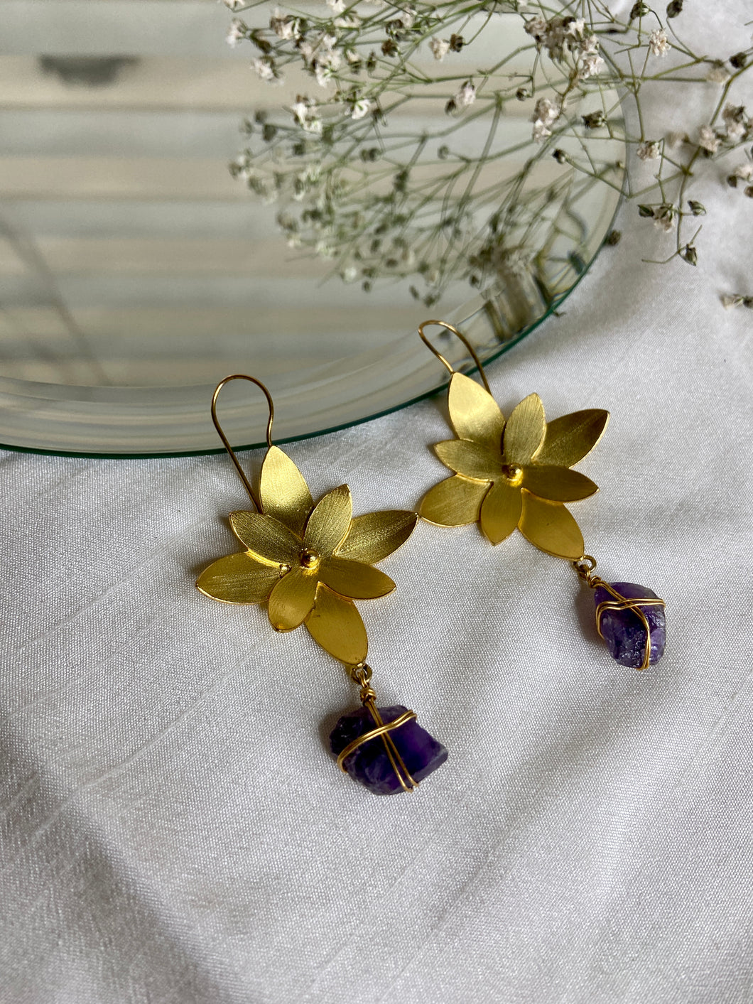 Nature floral earrings