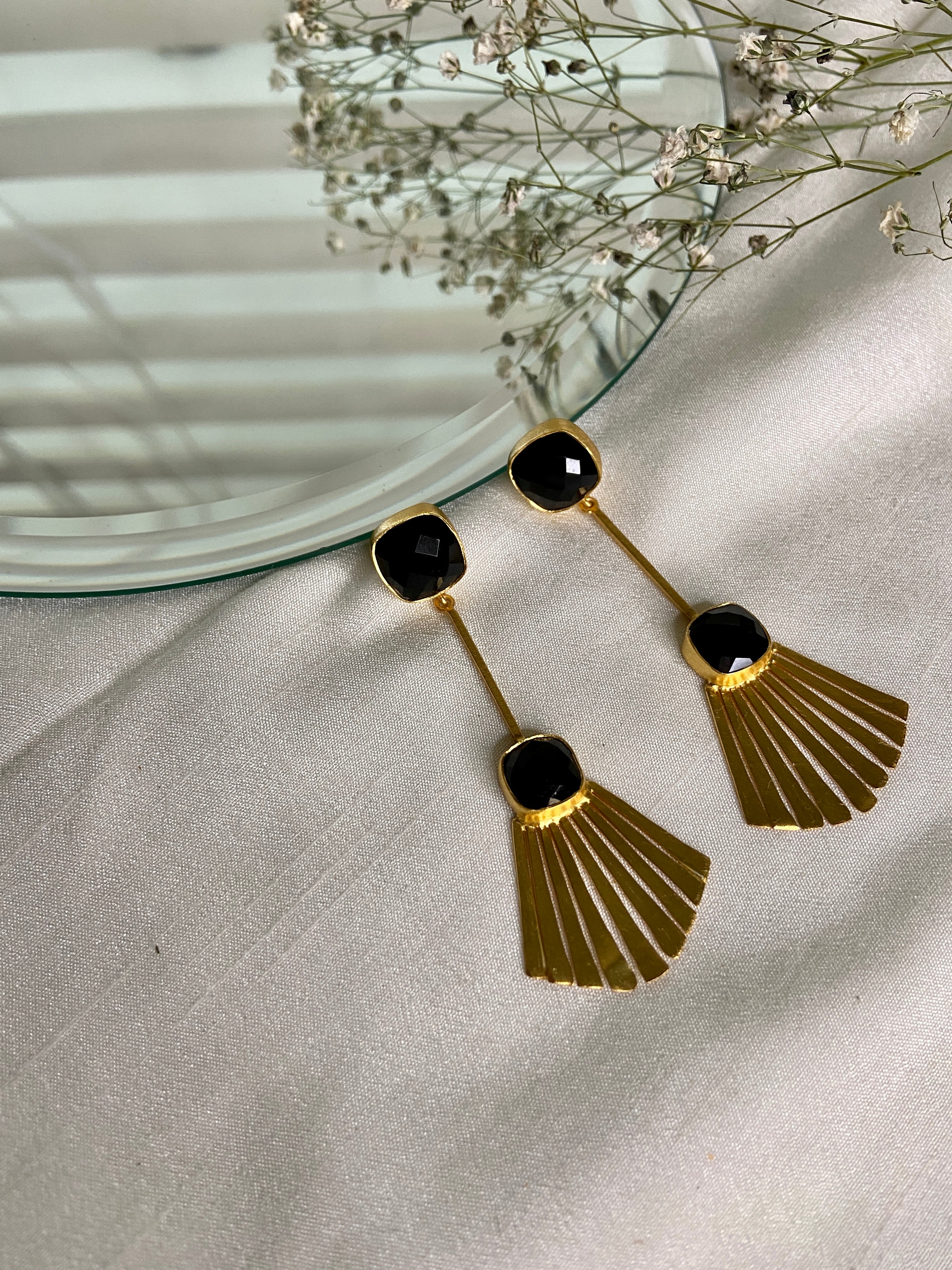Fringe Fan Earrings