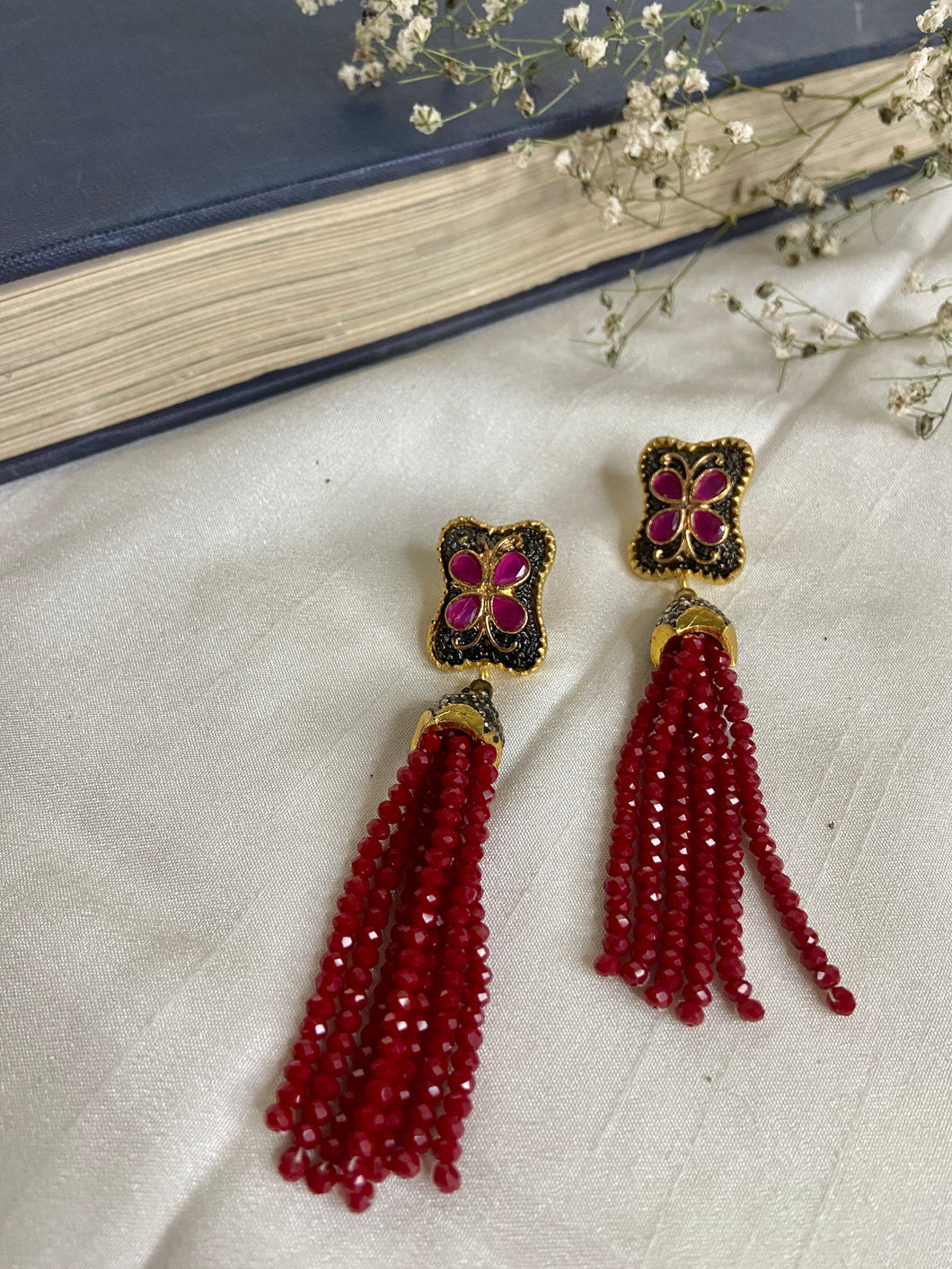 Inaya tassle earrings