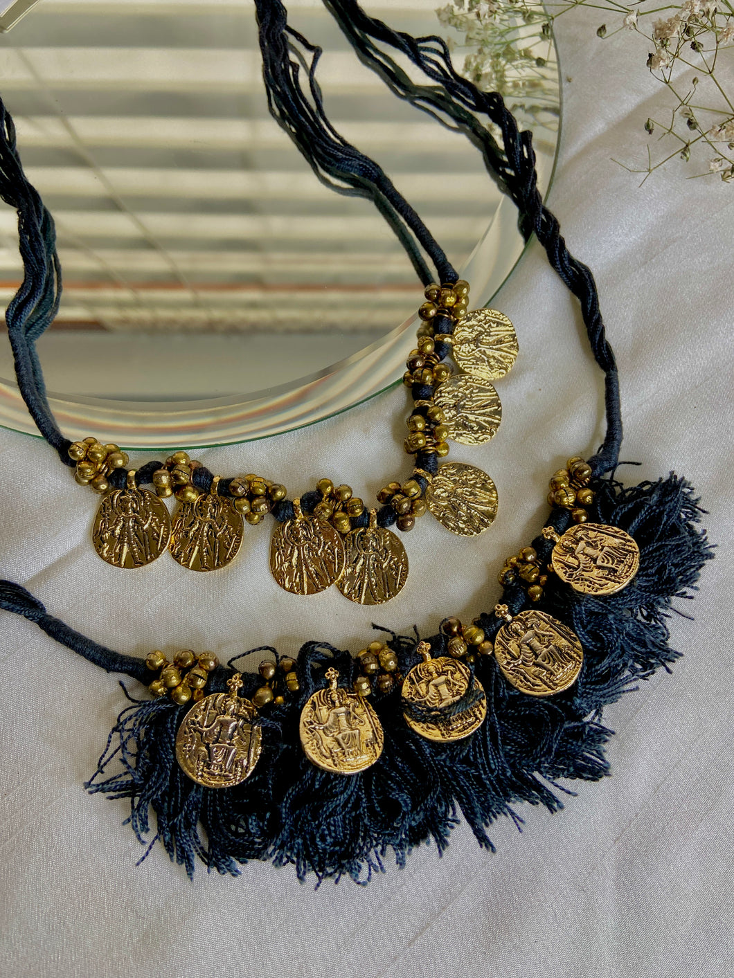 Dor vintage coin necklace