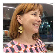 Load image into Gallery viewer, Flat Gold Earrings
