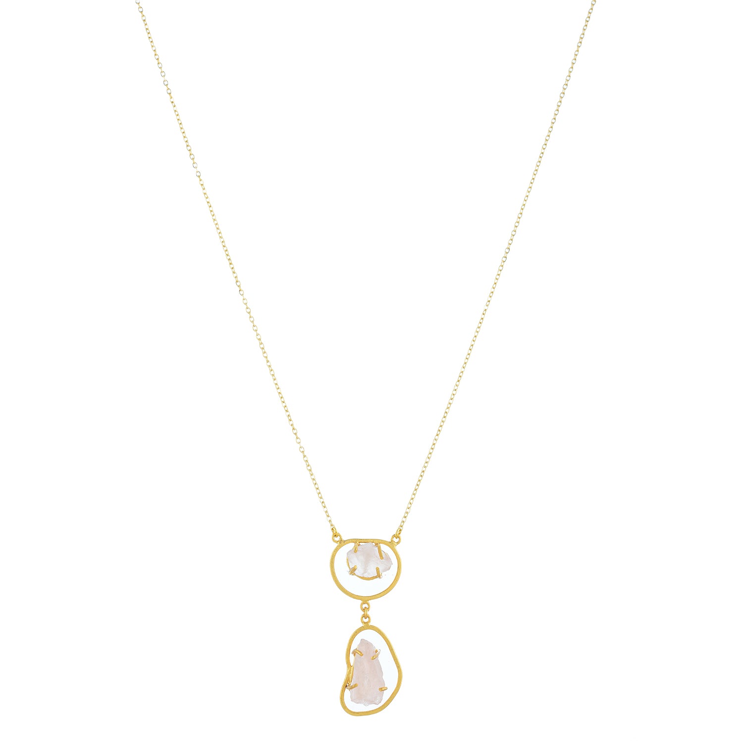 Gulab 3-Piece Set: Gold-Plated Jewelry Set Inspired by the Blush Rose